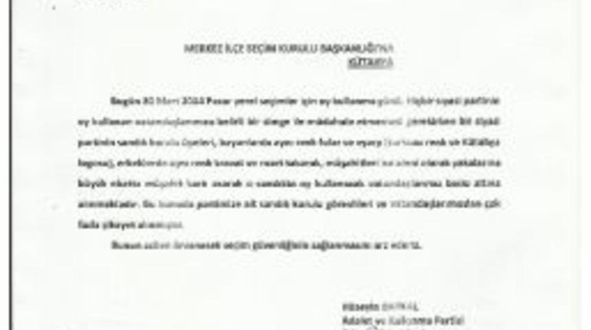 Ak Parti'den Şikayet