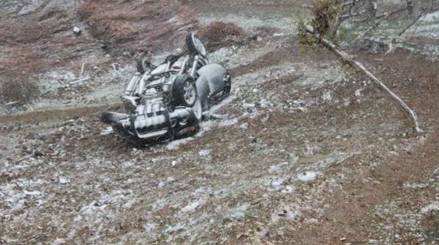 Sason'da Trafik Kazası: 1 Yaralı