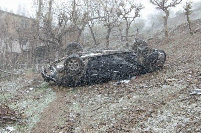 Sason'da Trafik Kazası: 1 Yaralı