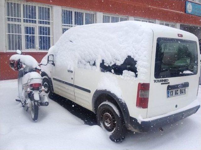 Bitlis'te Kar Yağışı