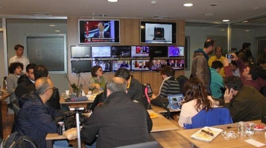 Chp İl Başkanlığı'nda Partililer Se&ccedil;im Sonu&ccedil;larını İzliyor