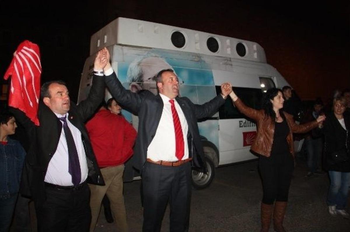 Chp Edirne&rsquo;de Kutlama Yaptı