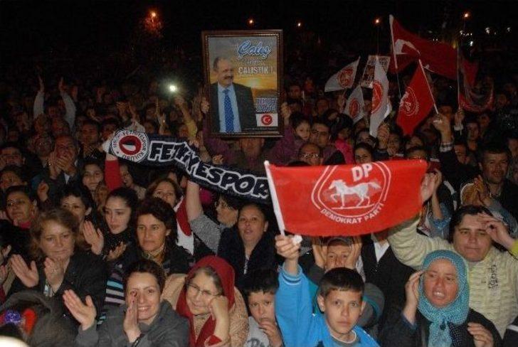 Fethiye'de Dp Adayı Saatcı, 4'üncü Kez Başkan Seçildi G2