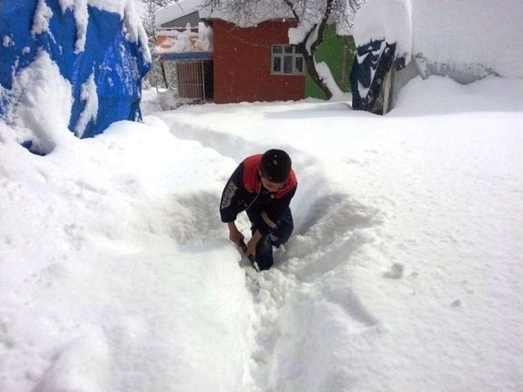 Gevaş&rsquo;ta Kar Yağışı