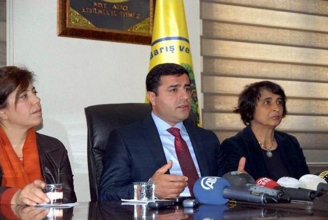 Bdp Eş Başkanı Demirtaş’tan Yerel Seçim Değerlendirmesi