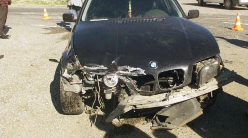 Gerc&uuml;ş&rsquo;te Trafik Kazası: 1 Yaralı