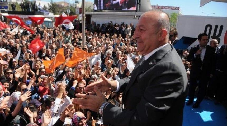 &Ccedil;avuşoğlu: "akaydın Yalanla Geldi Yalanla Gitti"