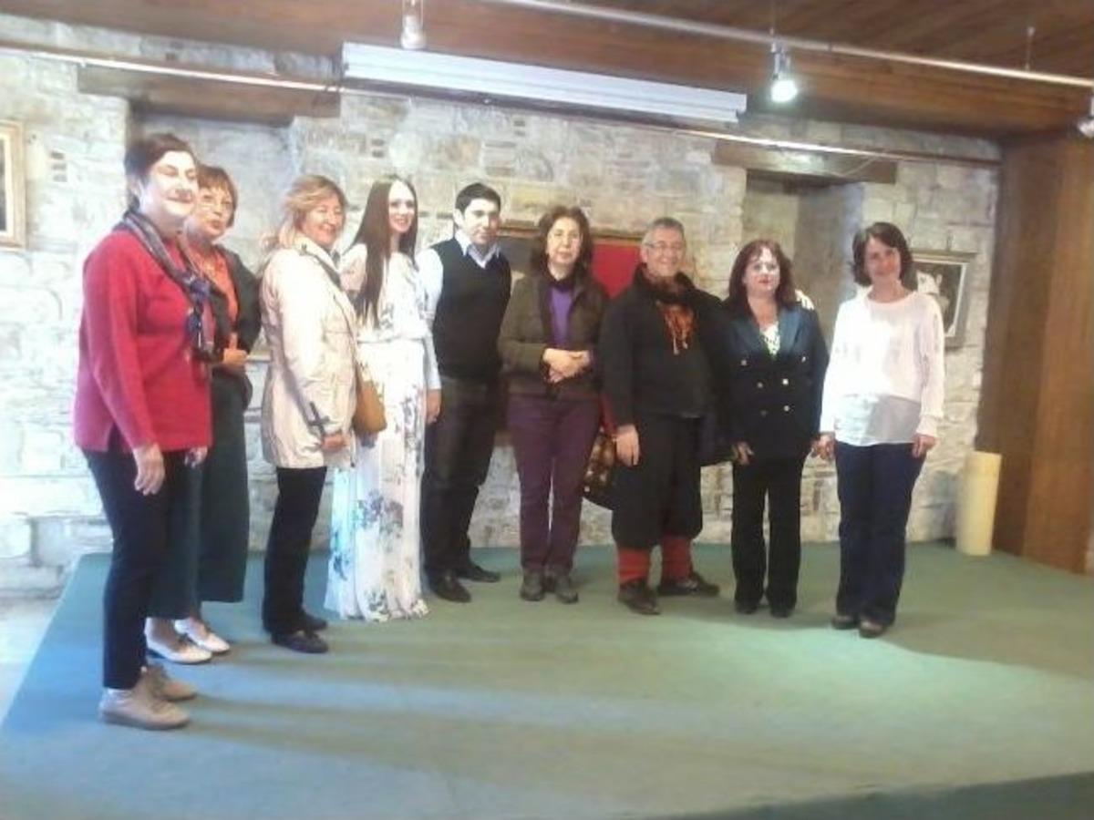 Kiev&rsquo;li Ressam Leila İnceoğlu Kuşadası&rsquo;nda Sergi A&ccedil;tı