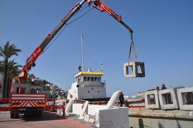 Kuşadası’nda Yapay Resif Çalışması 1