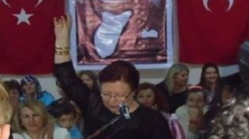 MHP Gelibolu Kadın Kolları Başkanı a&ccedil;ıklama yaptı