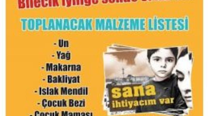 Bilecik Sivil Dayanışma Platformu'ndan Suriye&rsquo;ye Yardım