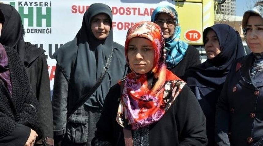 Kayseri'den Suriye'ye 22'nci Yardım Tırı