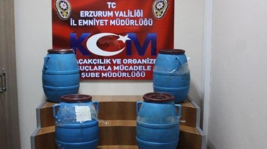 Erzurum&rsquo;da Peynir Arası Uyuşturucu