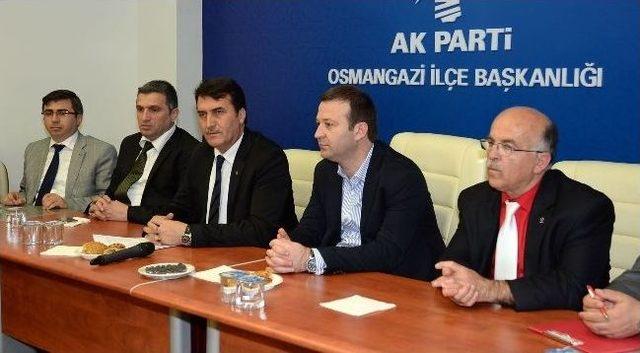 D&uuml;ndar, Ak Parti İl&ccedil;e Teşkilatı İle Bir Araya Geldi 1