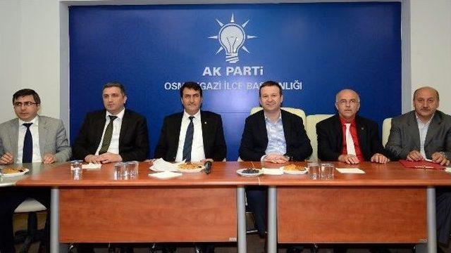D&uuml;ndar, Ak Parti İl&ccedil;e Teşkilatı İle Bir Araya Geldi 2