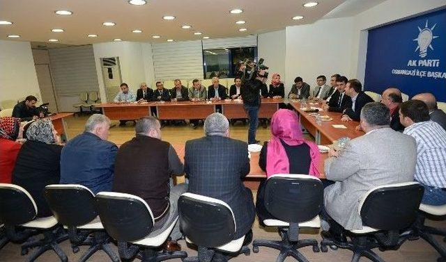 D&uuml;ndar, Ak Parti İl&ccedil;e Teşkilatı İle Bir Araya Geldi 3