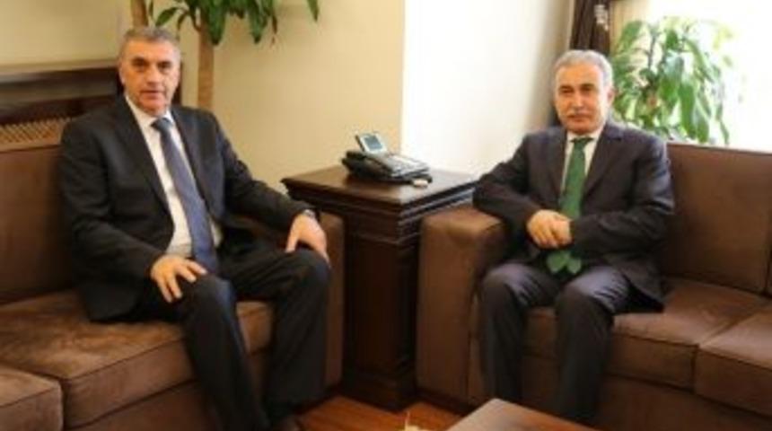 Başkan To&ccedil;oğlu&rsquo;ndan, Vali B&uuml;y&uuml;k&rsquo;e Ziyaret