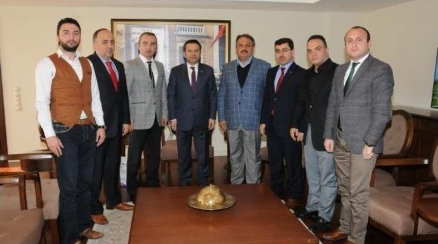 Uluslararası &Ouml;ğrenci Derneği&rsquo;nden Vali Aksoy&rsquo;a Ziyaret