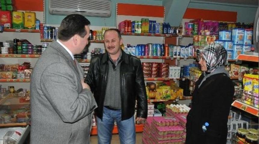 Okan Yanmaz, Esnaflara Teşekk&uuml;r Ziyaretlerine Başladı