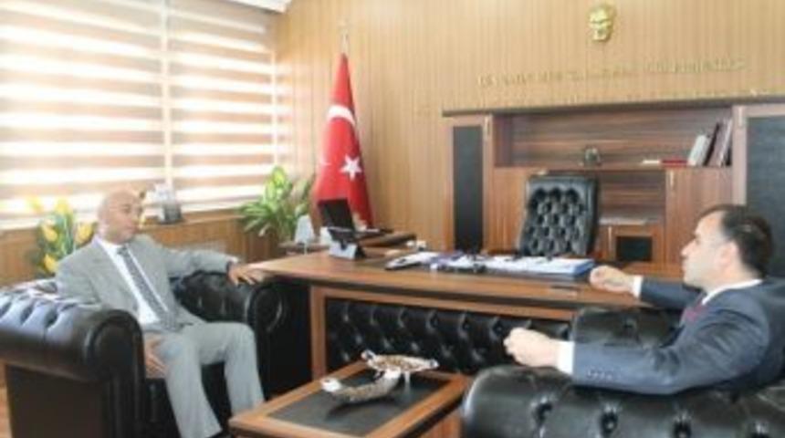 Emniyet M&uuml;d&uuml;r&uuml; Şahne&rsquo;den Milli Eğitim M&uuml;d&uuml;r&uuml; Sultanoğlu&rsquo;na Ziyaret
