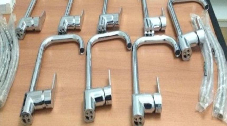 Musluk Hırsızları Yakalandı