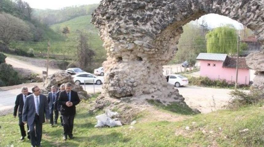 Vali Ali İhsan Su, Konuralp B&ouml;lgesinde İncelemelerde Bulundu