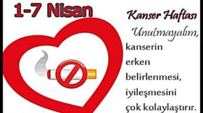 1-7 Nisan Kanser Haftası