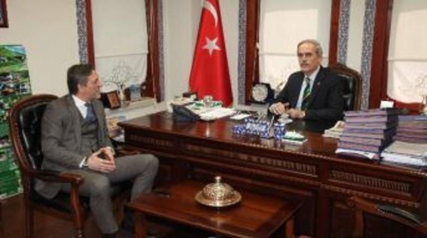 Btso Başkanı Burkay&rsquo;dan Altepe&rsquo;ye Hayırlı Olsun Ziyareti