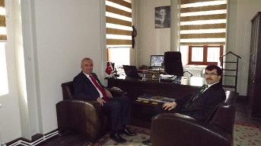 Başkan Fehmi Taş'tan M&uuml;ft&uuml; Vekiline Ziyaret