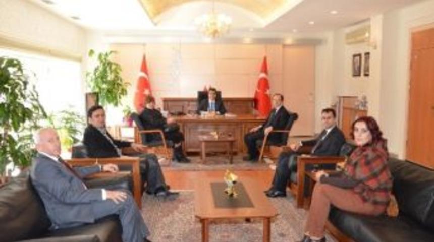 Kanser Araştırma Derneği&rsquo;nden Vali D&uuml;zg&uuml;n&rsquo;e Ziyaret