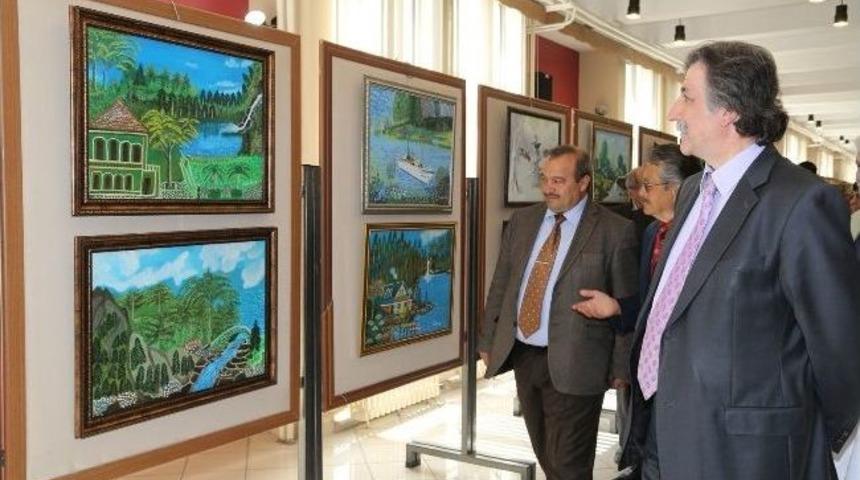 Huzurevi'nin Ressamları Sergi A&ccedil;tı