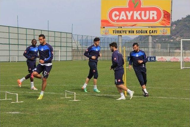 Çaykur Rizespor, Kardemir Karabükspor Maçının Hazırlıklarını Sürdürüyor