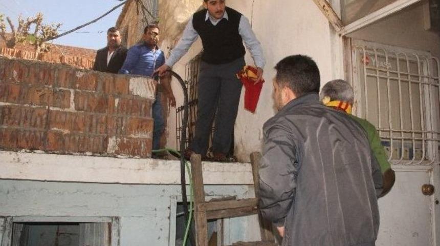 Silvan'da Korkutan Yangın