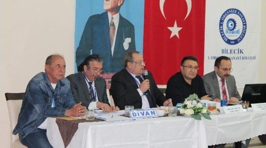 Bilecik 1&rsquo;inci Organize Sanayi B&ouml;lgesi 13&rsquo;&uuml;nc&uuml; Genel Kurulunu Yaptı