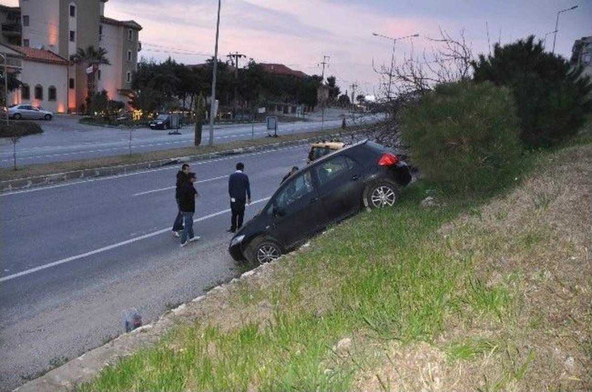 Kuşadası&rsquo;nda İlgin&ccedil; Kaza