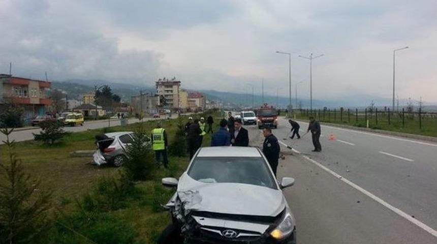 Giresun&rsquo;da Trafik Kazası: 1 Yaralı