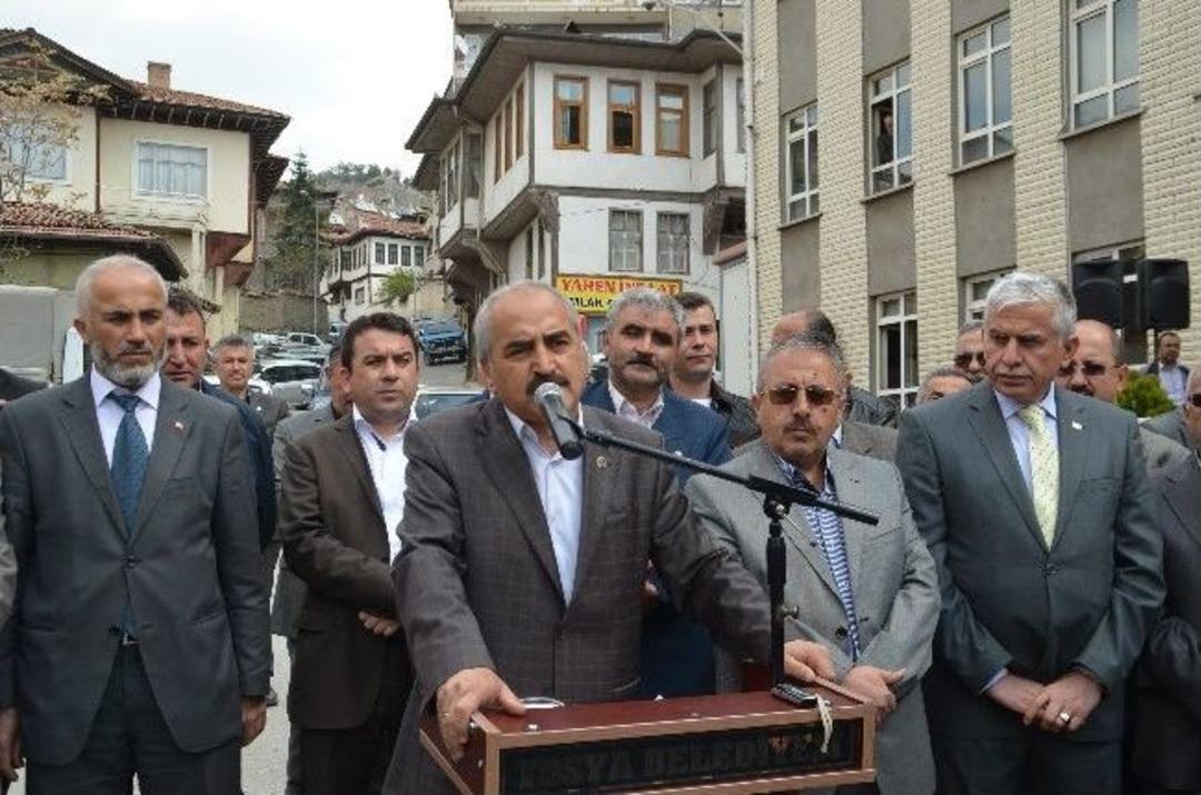 Tosya&rsquo;da Başkan Kazım Şahin, Dualarla G&ouml;revine Başladı
