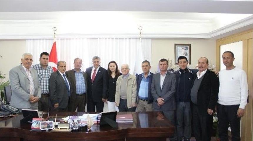 Başkan İnce'nin İlk Ziyaret&ccedil;isi Muhtarlar