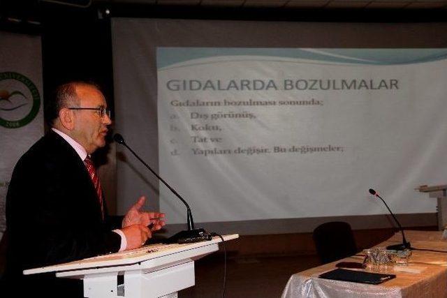 Iğdır&rsquo;da &lsquo;gıda Bozulmaları Ve Gıda Zehirlenmeleri&rsquo; Konferansı 1