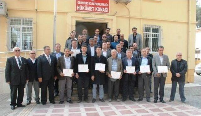 Germencik Belediye Başkanı &Uuml;mmet Akın, Mazbatasını Aldı 1