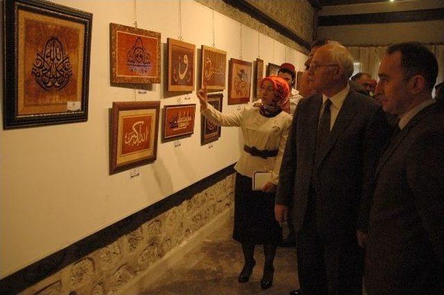 Giresun&rsquo;da"tezhip, Ahşap Kakma Ve G&uuml;m&uuml;ş Takı İşlemeciliği" Sergisi A&ccedil;ıldı. 1