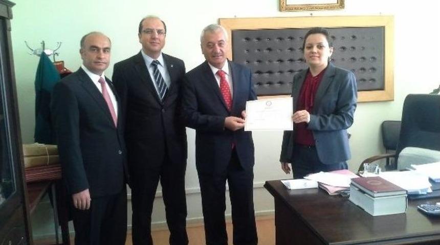 İncesu Belediye Başkanı Zekeriya Karayol, Mazbatasını Aldı