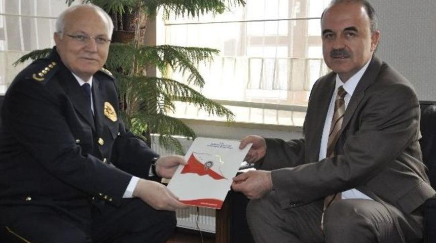 Konya İl Emniyet M&uuml;d&uuml;r&uuml; Namal&rsquo;dan Vali Erol&rsquo;a Ziyaret