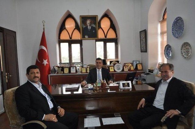 Mazbatasını Alan Sel&ccedil;uk, Kaymakam Sezgin&rsquo;i Ziyaret Etti 1