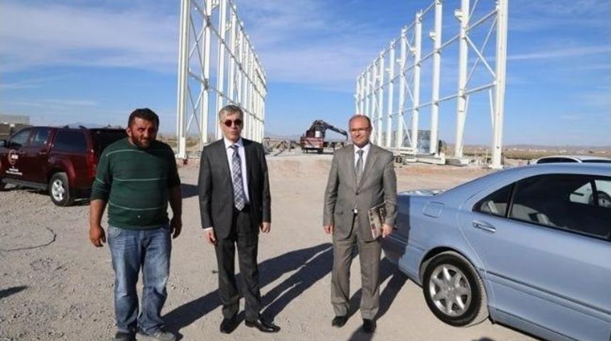 Aksaray'da Afad Lojistik Depo İnşaatı Devam Ediyor