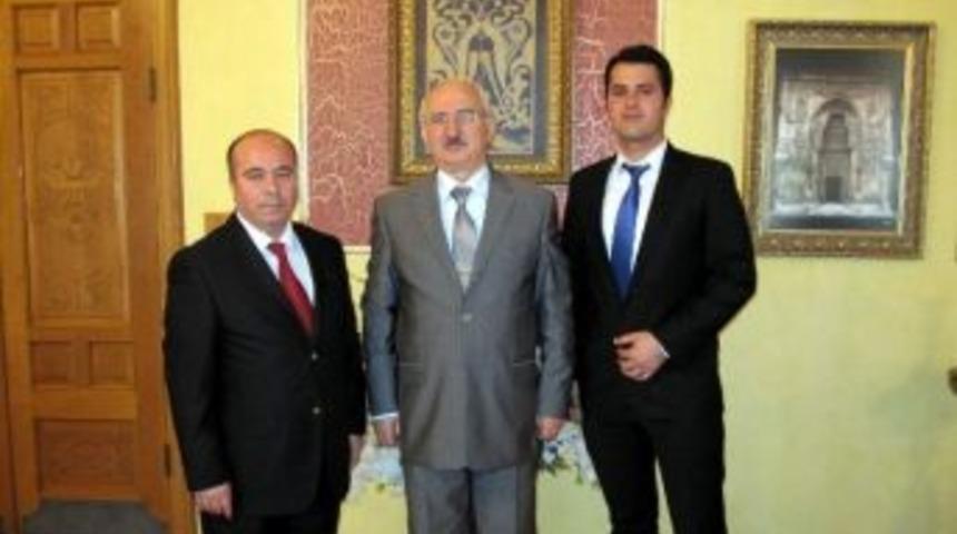 Bik Şube M&uuml;d&uuml;r&uuml; Y&uuml;ksel&rsquo;den, Vali Barut&rsquo;a Ziyaret