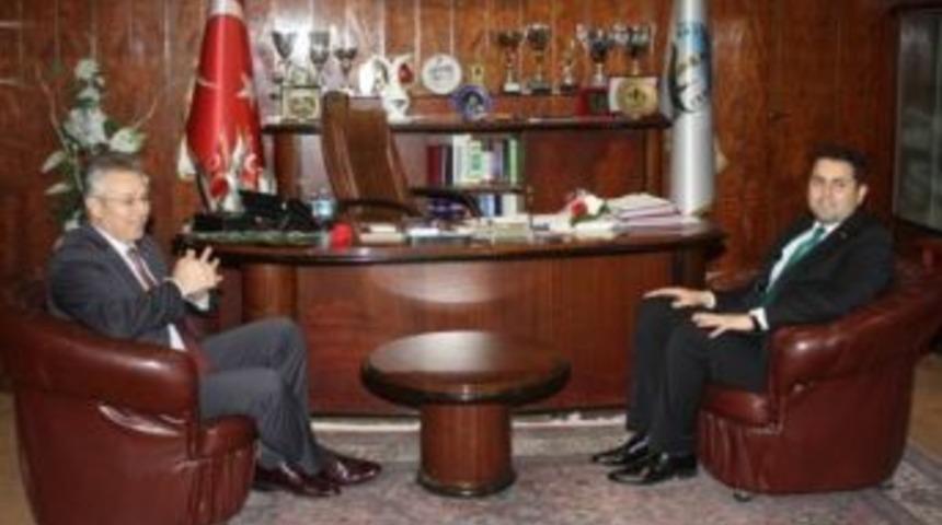 Vali Taşkesen&rsquo;den Başkan Eroğlu&rsquo;na Ziyaret