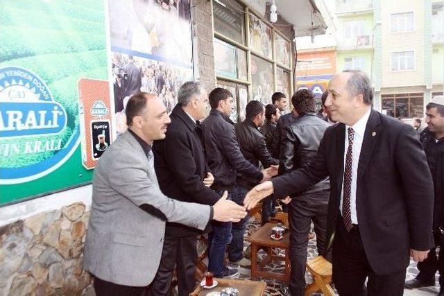 Ak Partililerden Esnafa Teşekk&uuml;r Ziyareti 1