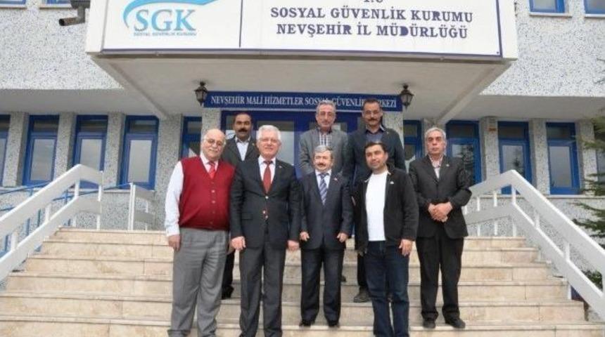 Başkan Cingil&rsquo;den Sgk İl M&uuml;d&uuml;r&uuml; Yıkarbaba&rsquo;ya Ziyaret