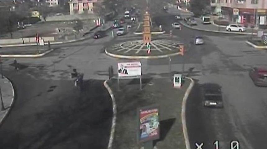 Erzincan&rsquo;daki Kazalar Mobese Kameralarında